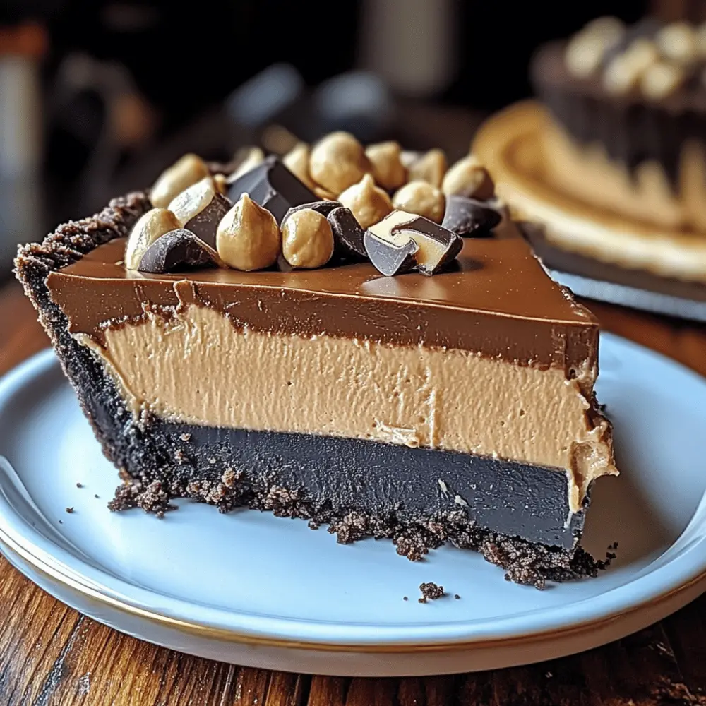 Decadent Chocolate Peanut Butter Fantasy Pie