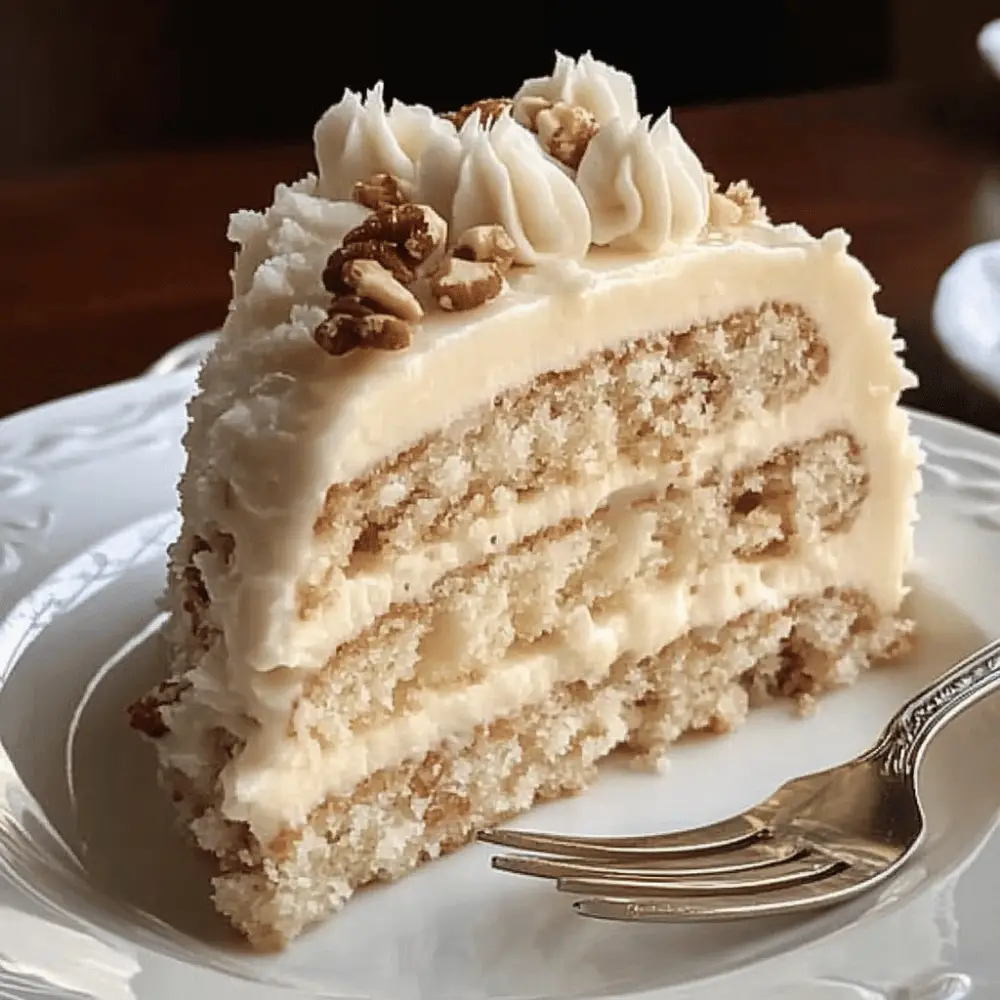 Snowy Bavarian Bliss Cake