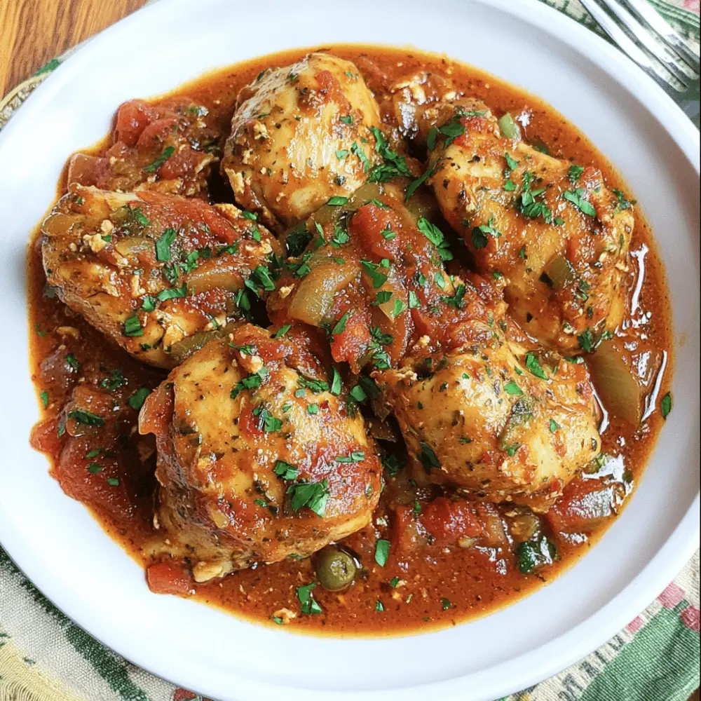 Instant Pot Chicken Cacciatore