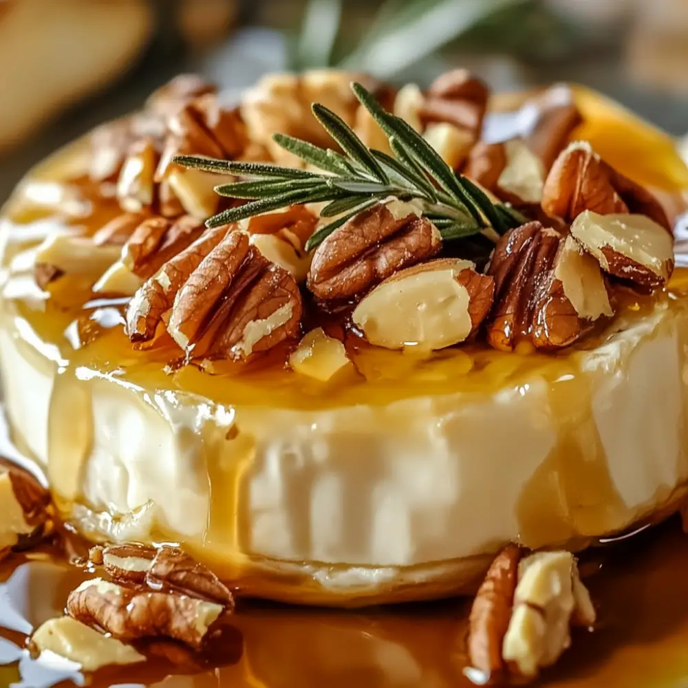 Baked Brie with Honey and Nuts