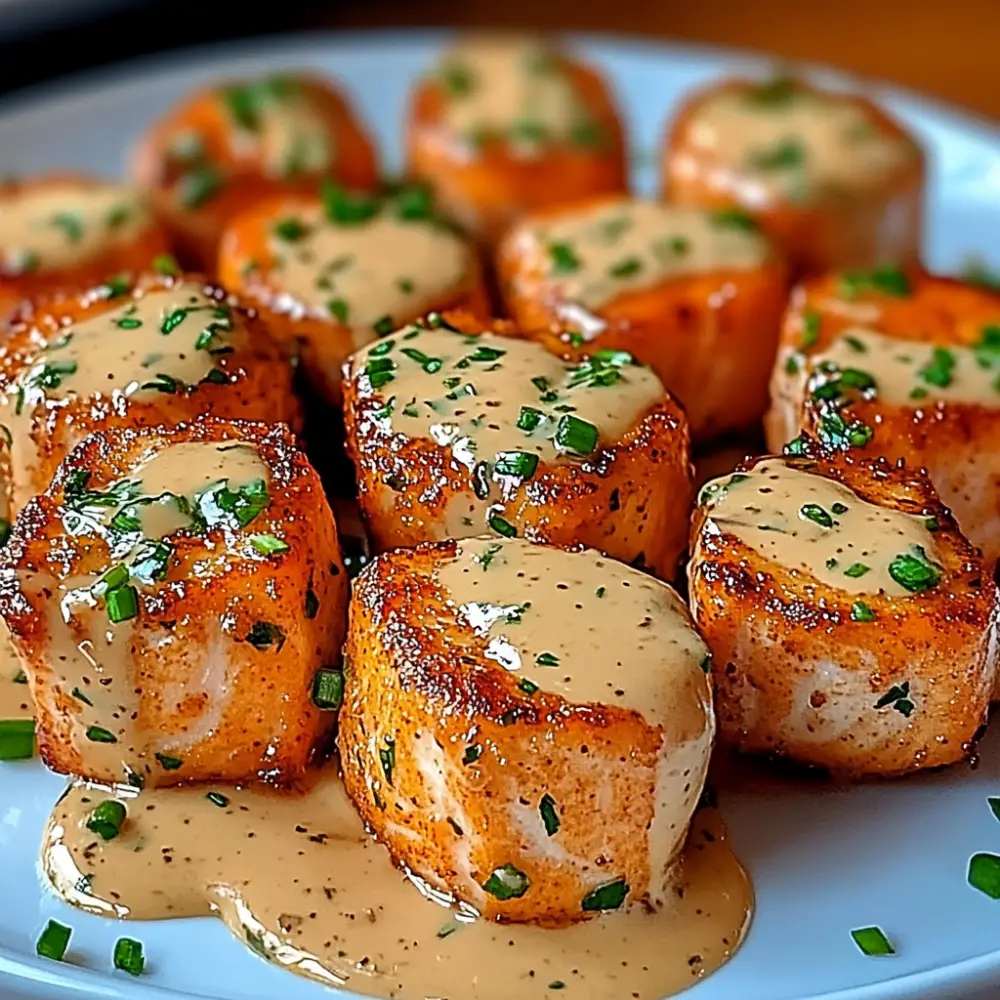 Crispy Bang Bang Salmon Bites