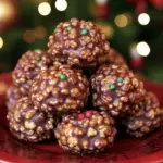 Christmas Chocolate Rice Krispie Balls