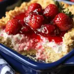 Strawberry Cheesecake Dump Cake