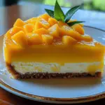 Tropical Paradise Mango Cheesecake