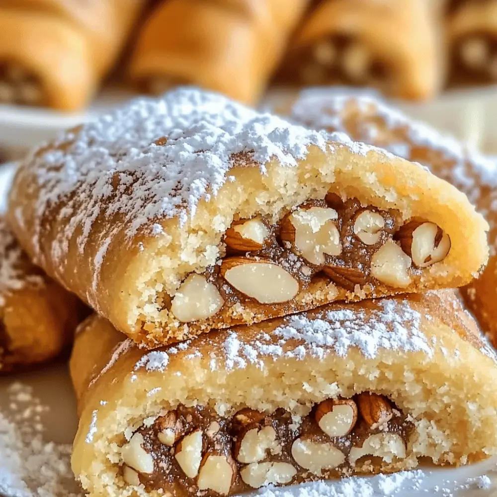 Italian Nut Roll Cookies