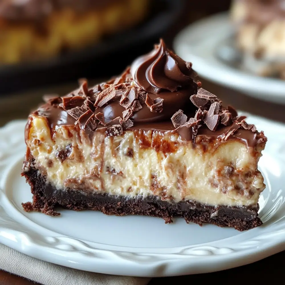 German Chocolate Cheesecake