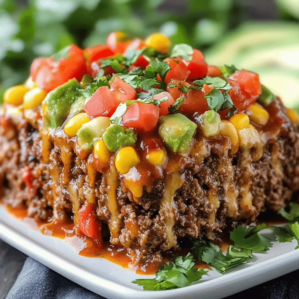 Mexican Taco Meatloaf Recipe