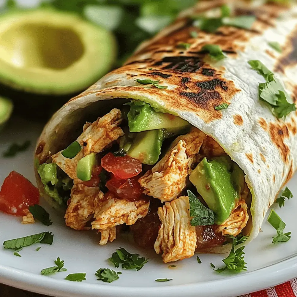 Chicken Avocado Wrap