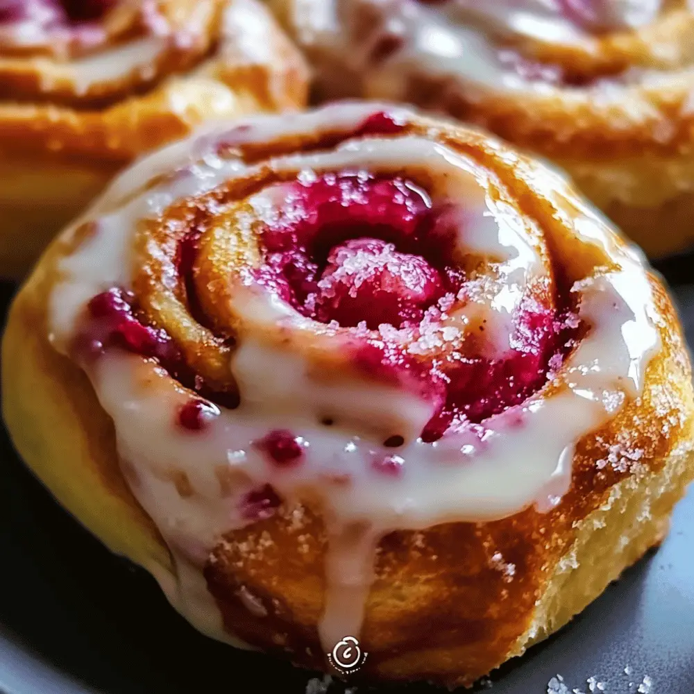 Raspberry Cinnamon Rolls