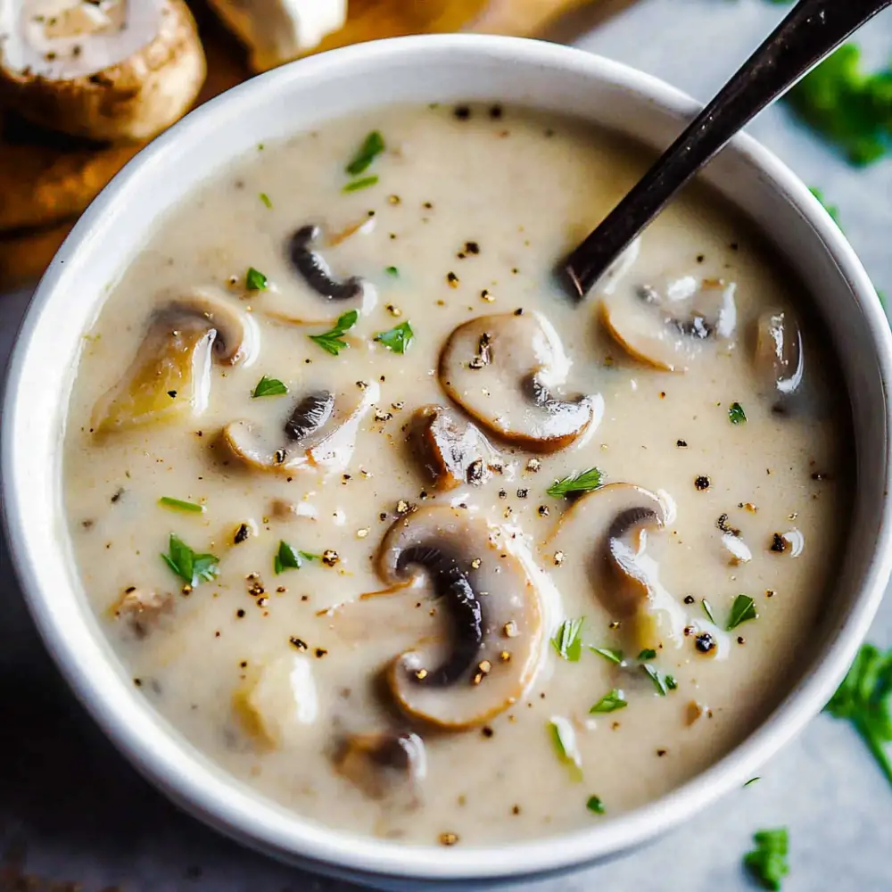 Easy Cream of Mushroom Soup