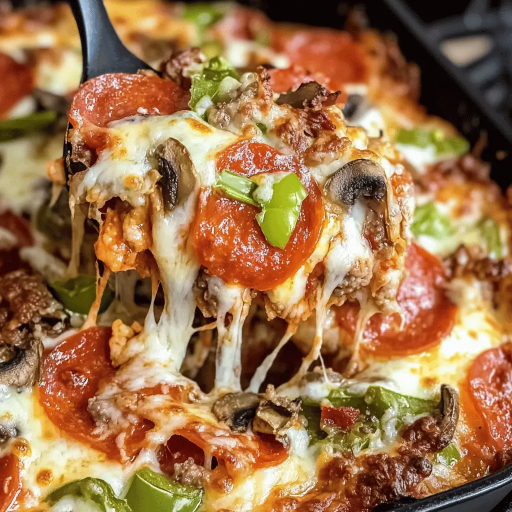 Low Carb Pizza Casserole