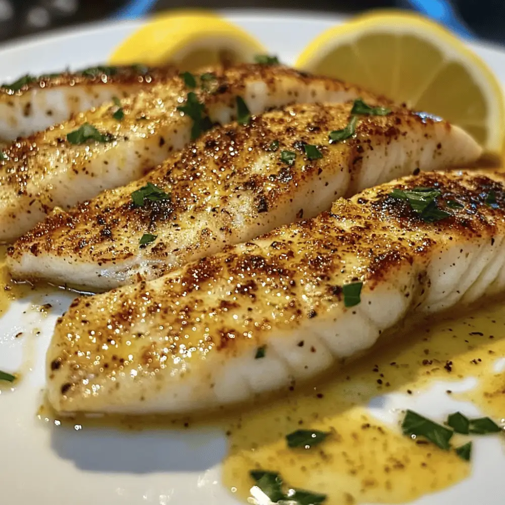 Lemon Butter Fish Fillet