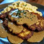 Pork Schnitzel with Dijon Gravy