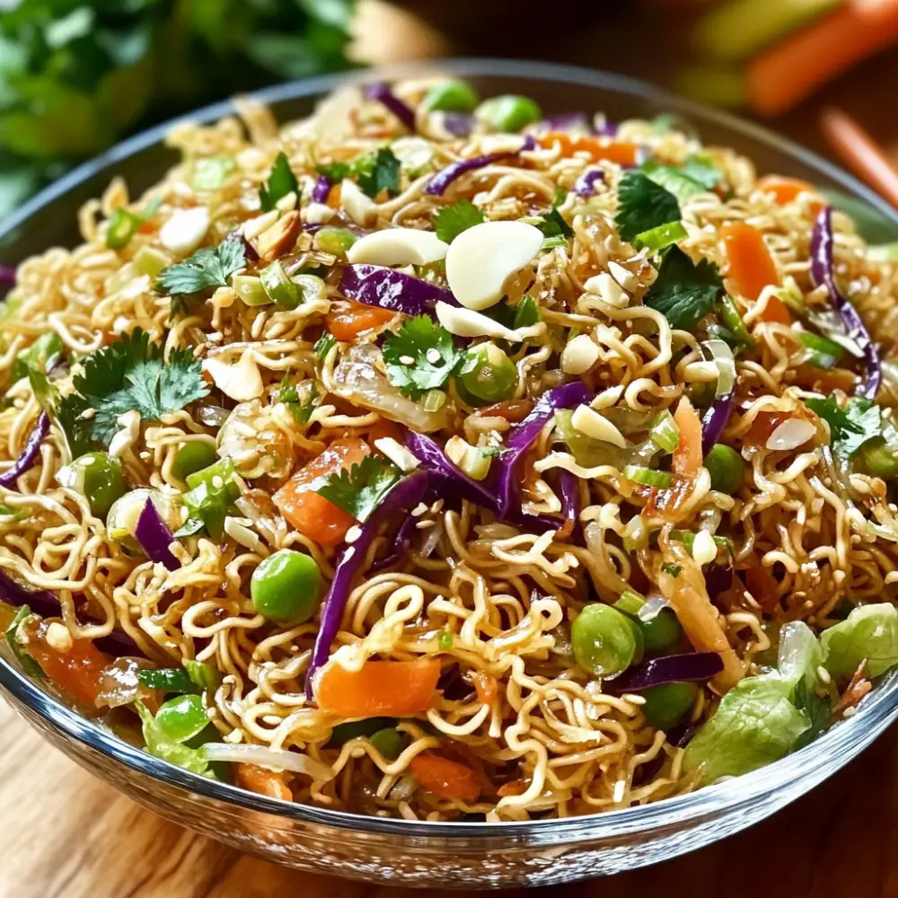 Crunchy Asian Ramen Noodle Salad