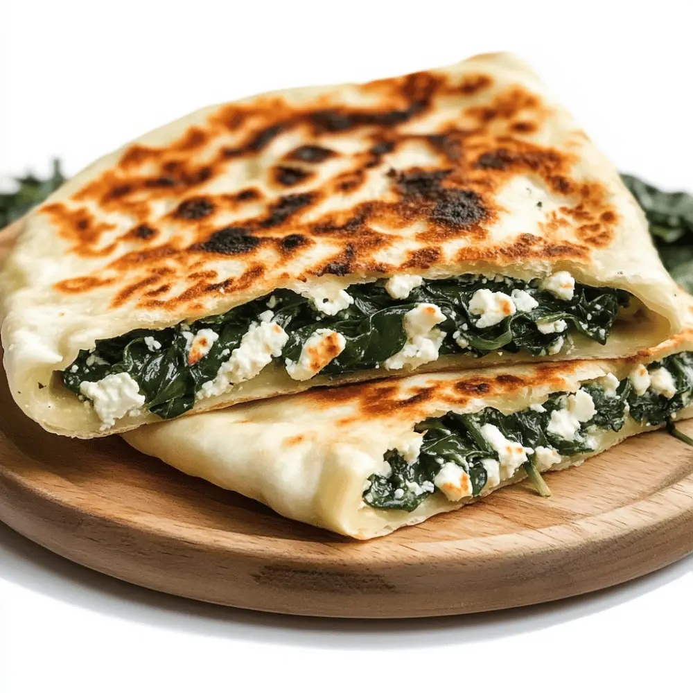 Spinach and Feta Gözleme