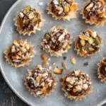 Chocolate Coconut No-Bake Baklava Bites