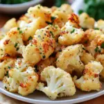 Crispy Parmesan Roasted Cauliflower