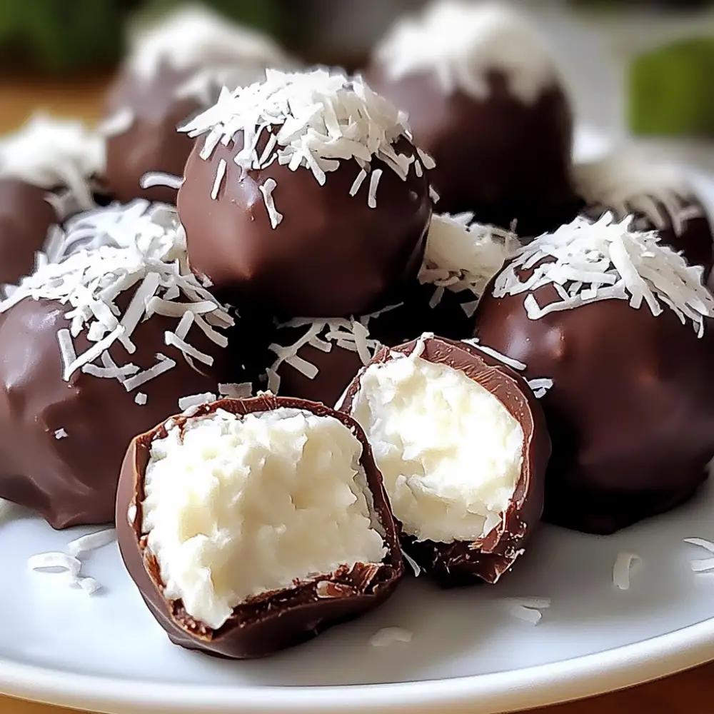 No Bake Coconut Cream Balls