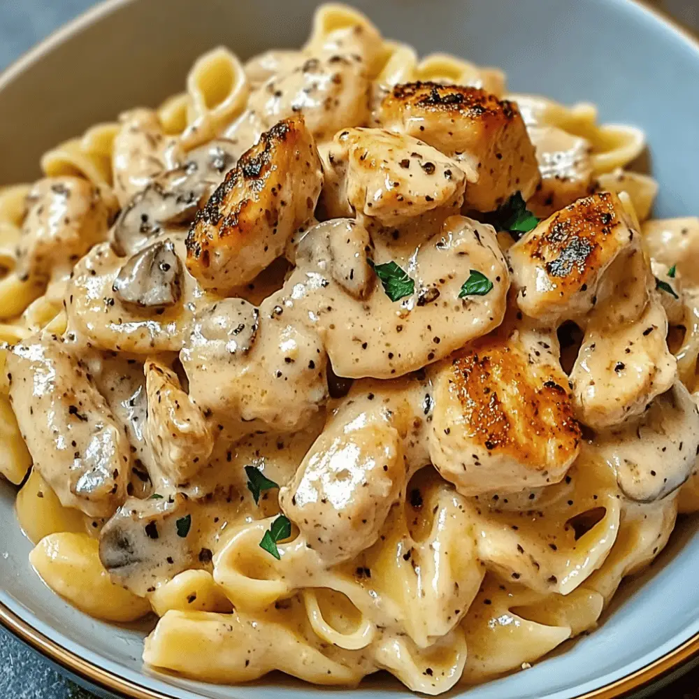 Creamy Chicken Marsala Pasta