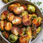 Garlic Parmesan Roasted Brussels Sprouts