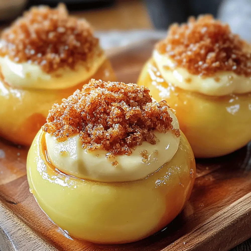 Cheesecake Stuffed Baked Apples