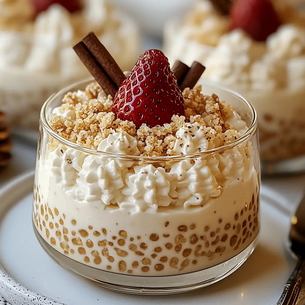 Eggnog Tapioca Pudding