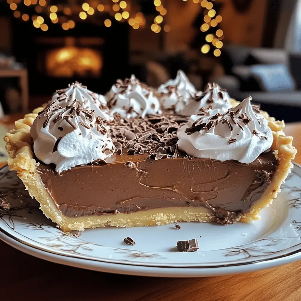 Old-Fashioned Chocolate Cream Pie