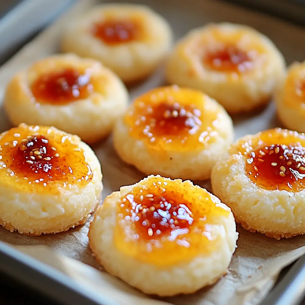 Cheesy Thumbprint Appetizers with Hot Pepper Jelly