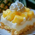 No Bake Pineapple Cream Dessert