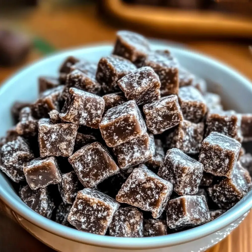 Brownie Batter Puppy Chow