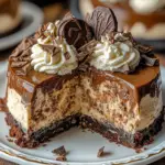 No-Bake German Chocolate Cheesecake