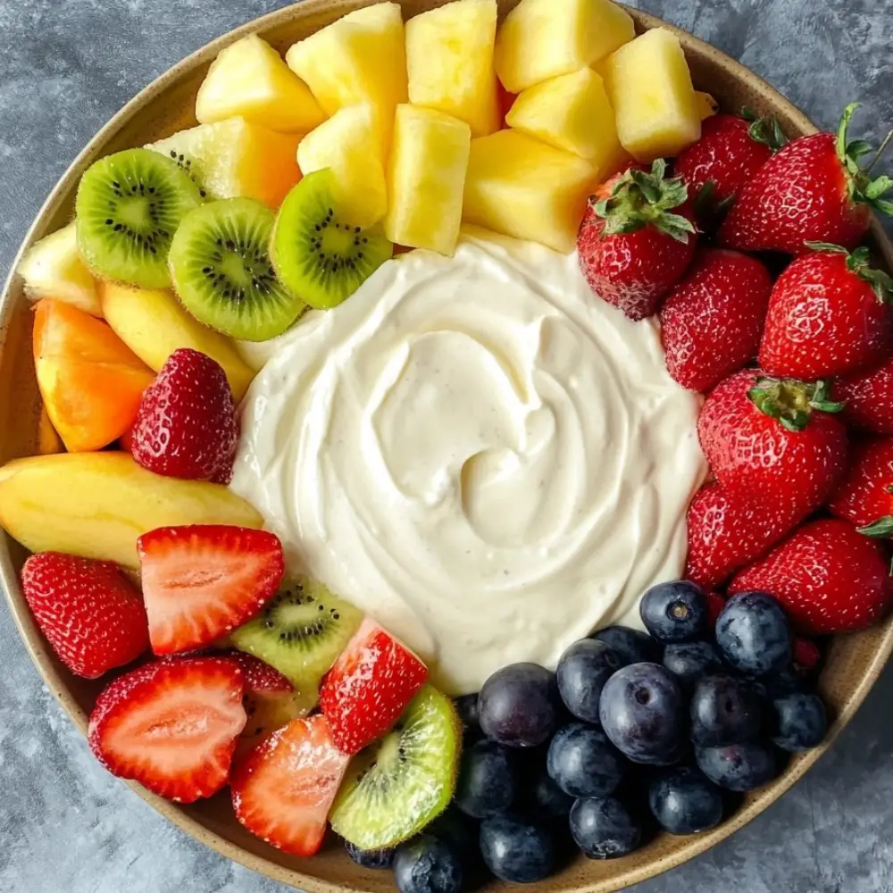 Cream Cheese Yogurt Fruit Dip