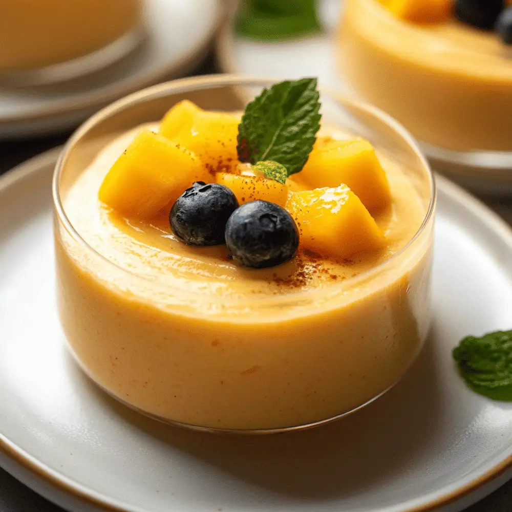 Creamy Mango Mousse (No Gelatin)