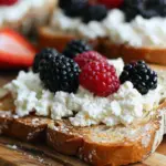 Cottage Cheese Toast for easy breakfast