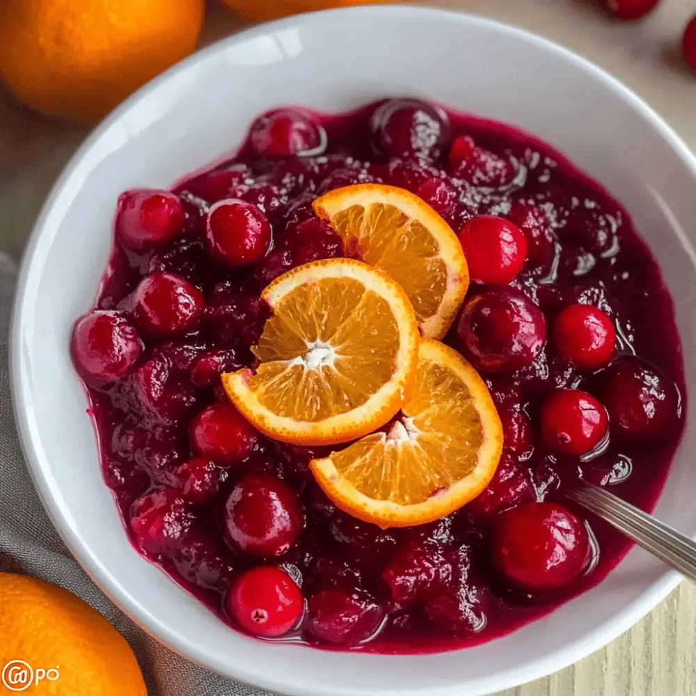 Easy Homemade Fresh Cranberry Orange Sauce