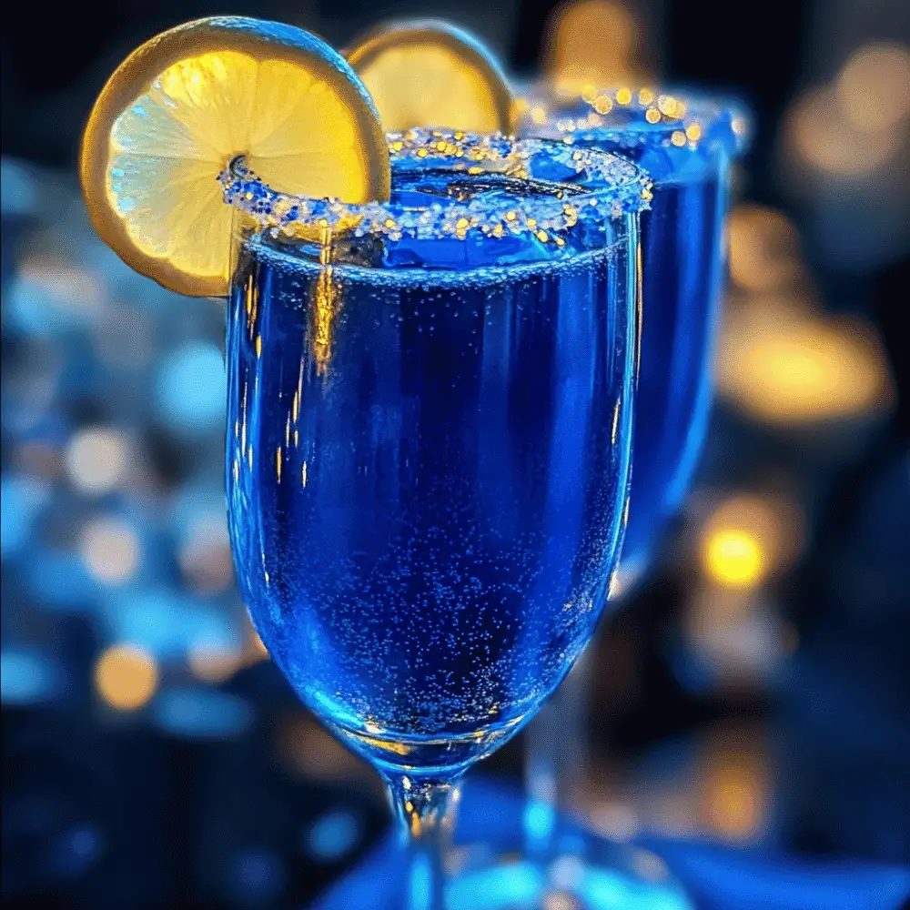 The Blue Midnight Kiss Cocktail