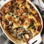 Overnight Italian Strata with Fontina Cheese