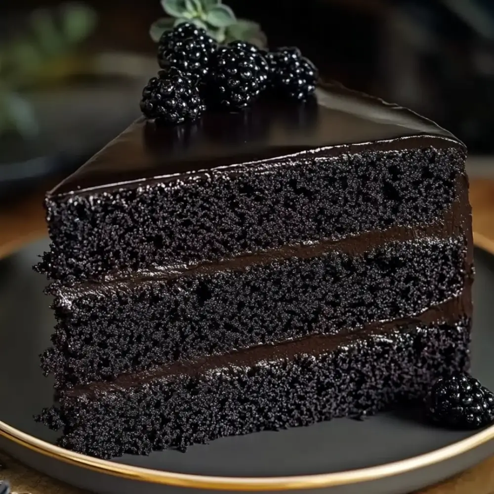 Luxurious Black Velvet Cake