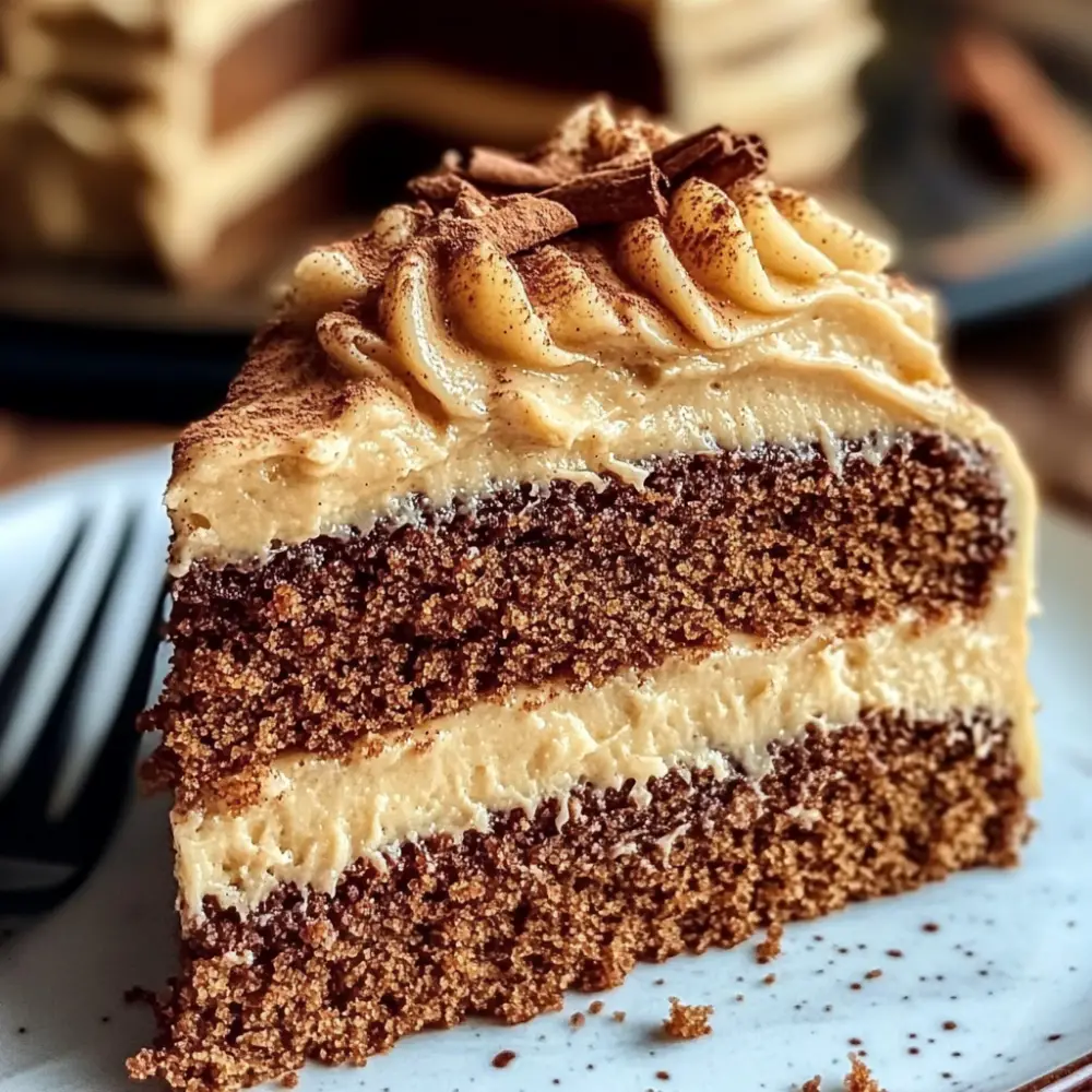 Gingerbread Cake with Cinnamon Molasses Frosting