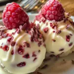 White Chocolate and Raspberry Cheesecake Balls