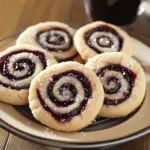 Blackberry Almond Swirl Cookies