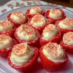 Easy Cheesecake Deviled Strawberries