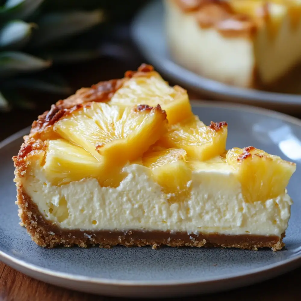 Pineapple & Cherry Cheesecake Delight