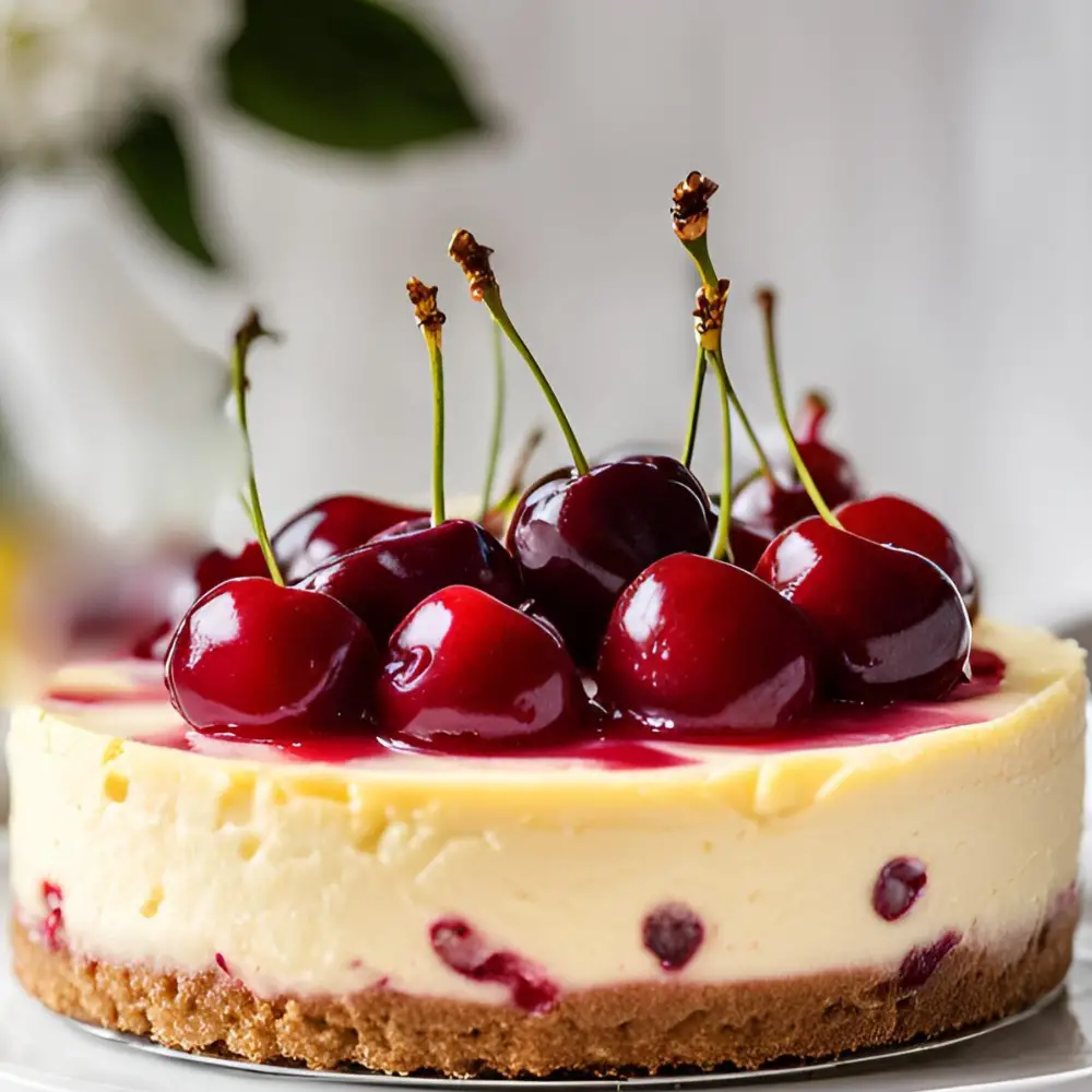 Cherry Lemon Delight Cheesecake