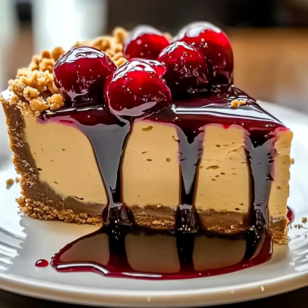 Peanut Butter and Jelly Cheesecake