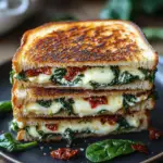 Gourmet Spinach and Ricotta Grilled Cheese