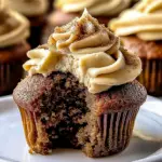 Cozy Gingerbread Cupcakes with Cinnamon Cream Cheese Frosting