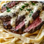 Steak Gorgonzola Alfredo