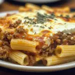 Baked Ziti with Ground Beef and Ricotta