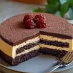 Triple Chocolate Mousse Torte